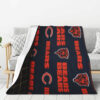 Chicago Bears Blankets Sherpa Blanket Throw Blanket chicago bears blankets sherpa blanket throw blanket v13