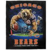 Chicago Bears Blankets Sherpa Blanket Throw Blanket chicago bears blankets sherpa blanket throw blanket v46