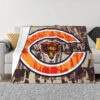 Chicago Bears Blankets Sherpa Blanket Throw Blanket chicago bears blankets sherpa blanket throw blanket v59