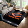 Chicago Bears Rug NFL Area Rug Dining Room Rug Indoor Indoor Rug Rectangle Carpet chicago bears carpet bath rug floor rug regtangle carpet home decor ver 374