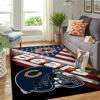 Chicago Bears Rug NFL Area Rug Bedroom Rug Indoor Rugs Rectangle Carpet chicago bears carpet bath rug floor rug regtangle carpet home decor ver 376