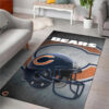 Chicago Bears Area Rug NFL Area Rug Dining Room Rug Indoor Indoor Rug Rectangle Carpet chicago bears rugs carpet bath rug floor rug regtangle carpet home decor ver 406