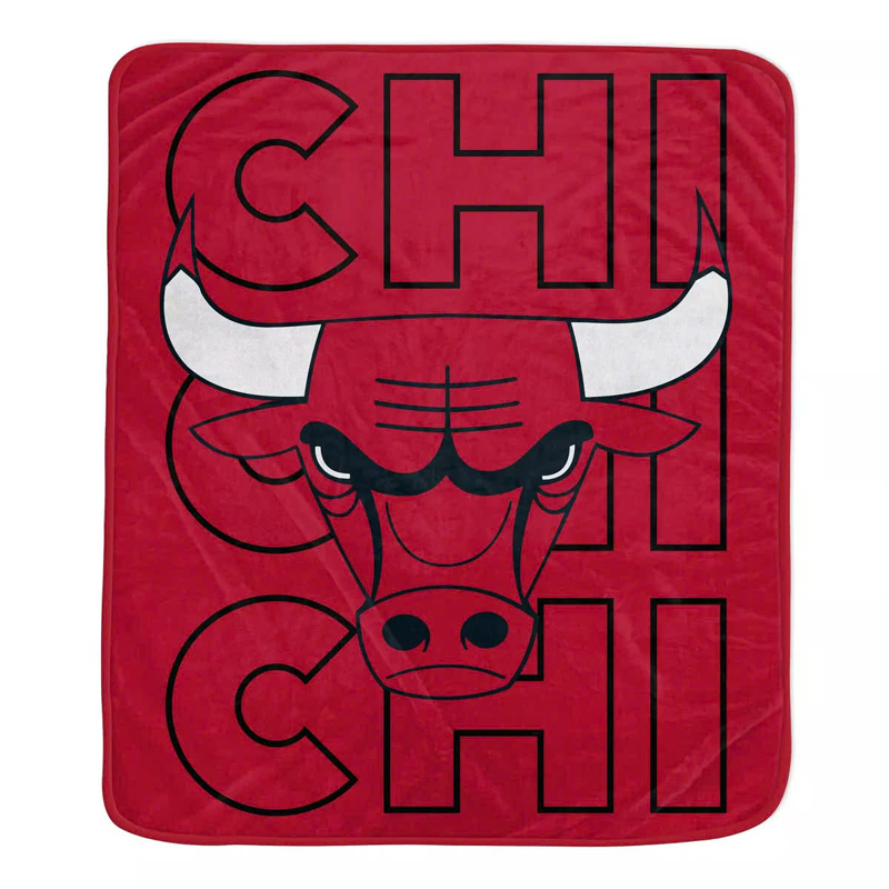 Chicago Bulls Blanket FLeece Blanket Throw Blanket