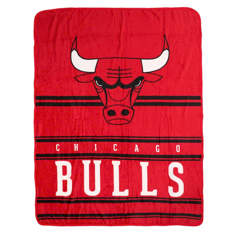 Chicago Bulls Blanket Sherpa Blanket Throw Blanket