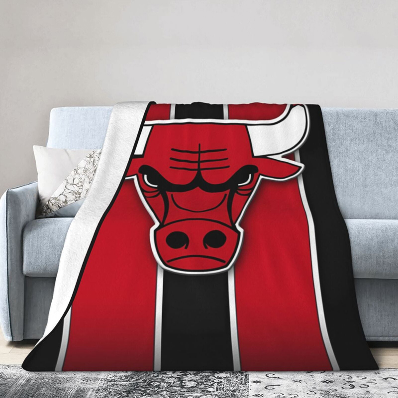 Chicago Bulls Blanket Sherpa Blanket Throw Blanket