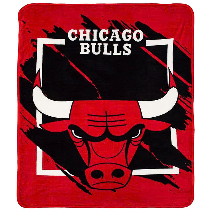 Chicago Bulls Blanket Sherpa Blanket Throw Blanket