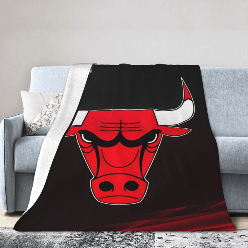 Chicago Bulls Blankets Sherpa Blanket Throw Blanket