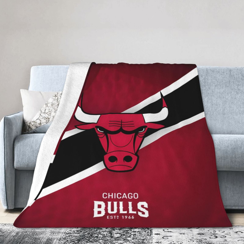 Chicago Bulls Blankets Sherpa Blanket Throw Blanket