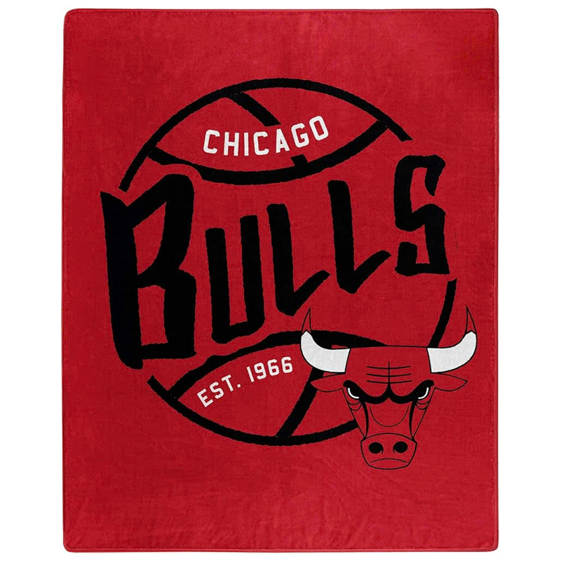 Chicago Bulls Blankets Sherpa Blanket Throw Blanket