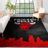 Chicago Bulls Rug NBA Area Rug Bedroom Area Rug Indoor Rug Rectangle Carpet chicago bulls rug living room carpet regtangle carpet floor decor home decor ver 173