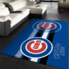 Chicago Cubs Area Rug MLB Area Rug Bathroom Rug Indoor Rug Rectangle Carpet chicago cubs rug living room carpet regtangle carpet floor decor home decor ver 55