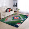 Chicago Cubs Rug MLB Area Rug Dining Room Rug Indoor Rugs Rectangle Carpet chicago cubs rug living room carpet regtangle carpet floor decor home decor ver 70