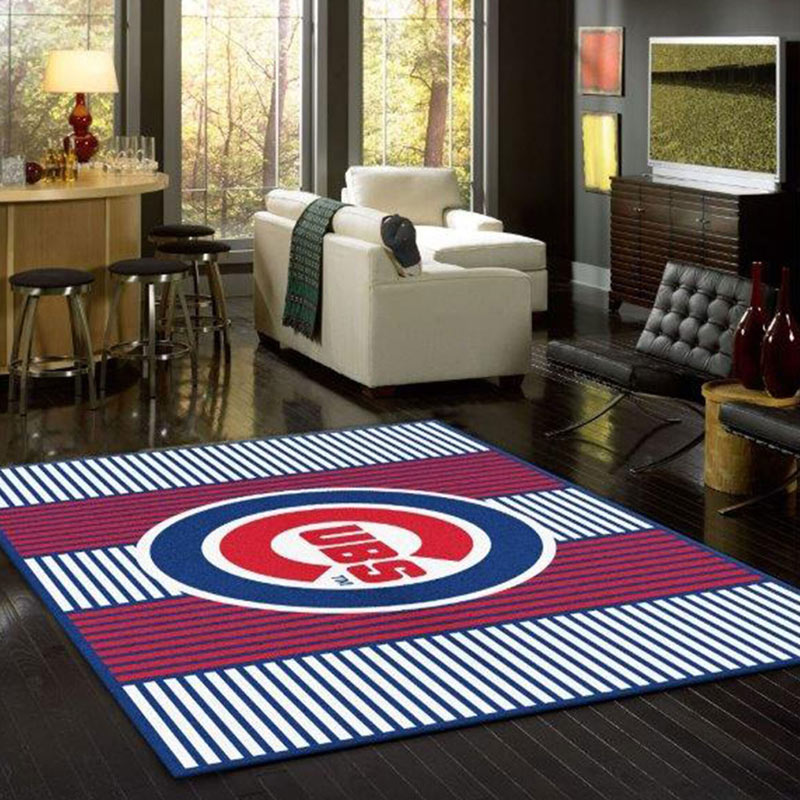 Chicago Cubs Area Rug MLB Area Rug Kitchen Rug Indoor Rug Rectangle Carpet