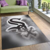 Chicago White Sox Rug MLB Area Rug Dining Room Rug Indoor Rugs Rectangle Carpet chicago white sox rug living room carpet regtangle carpet floor decor home decor ver 84
