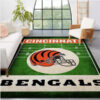 Cincinnati Bengals Rug NFL Area Rug Dining Room Rug Indoor Rug Rectangle Carpet cincinnati bengals area rug living room rug floor rug regtangle carpet home decor ver 426