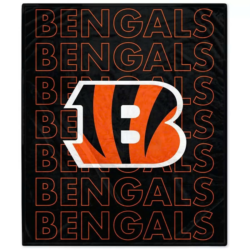 Cincinnati Bengals Blanket FLeece Blanket Throw Blanket