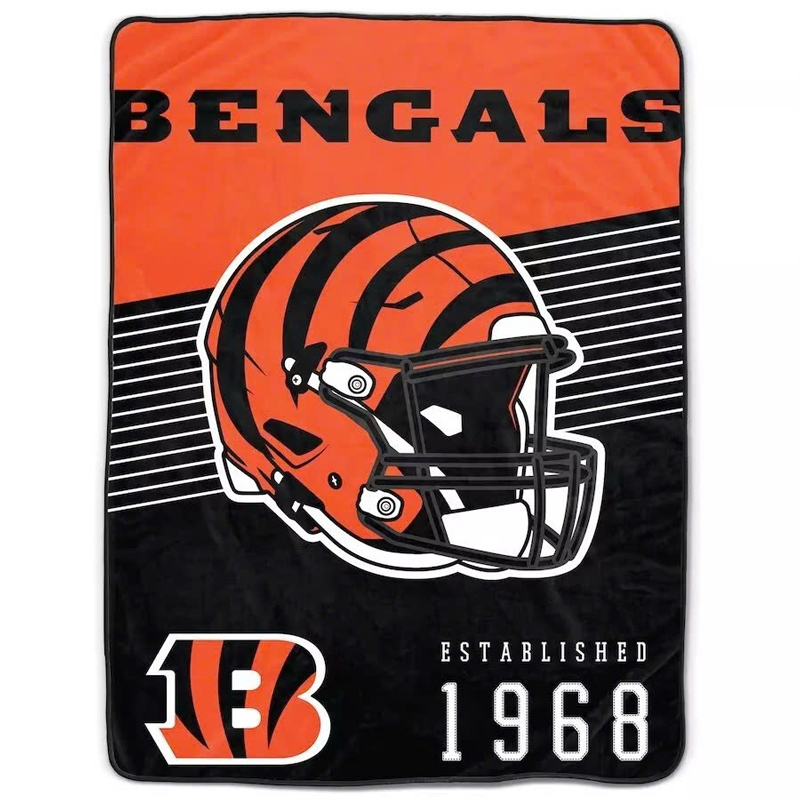 Cincinnati Bengals Blanket FLeece Blanket Throw Blanket