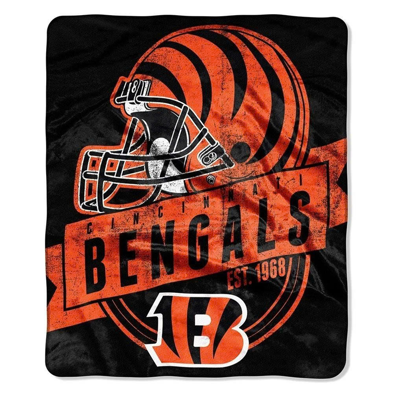 Cincinnati Bengals Blanket FLeece Blanket Throw Blanket