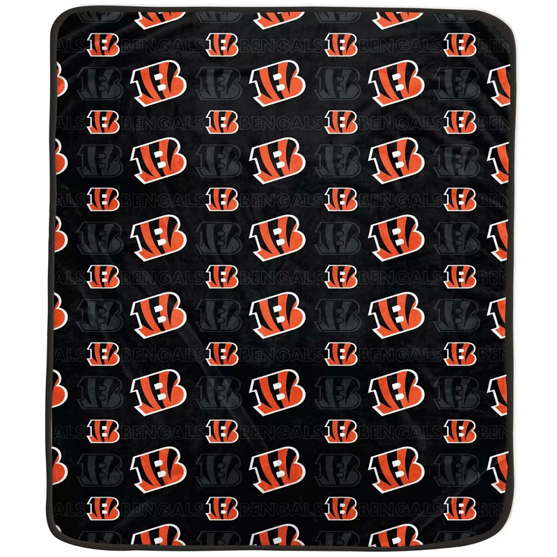 Cincinnati Bengals Blanket FLeece Blanket Throw Blanket