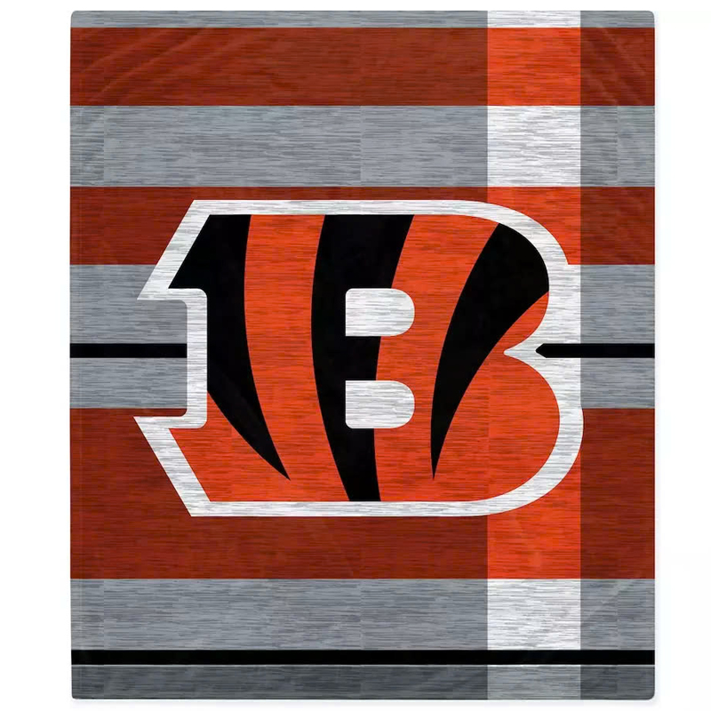 Cincinnati Bengals Blanket FLeece Blanket Throw Blanket