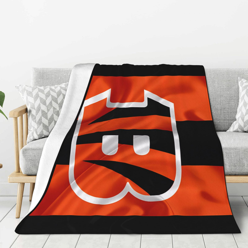 Cincinnati Bengals Blanket FLeece Blanket Throw Blanket