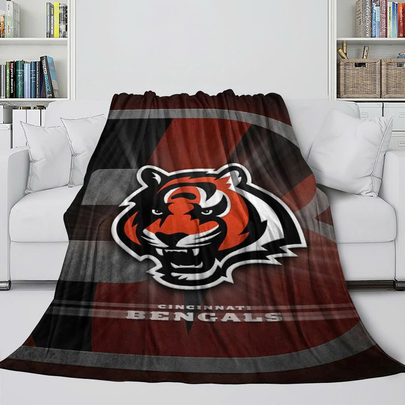 Cincinnati Bengals Blanket FLeece Blanket Throw Blanket