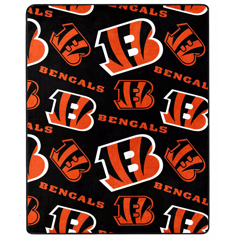 Cincinnati Bengals Blanket FLeece Blanket Throw Blanket