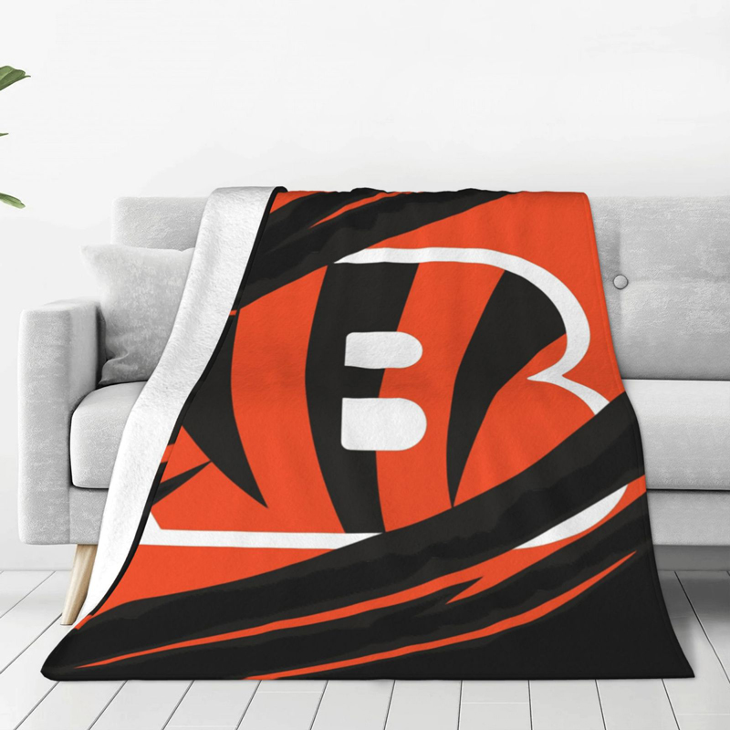 Cincinnati Bengals Blanket FLeece Blanket Throw Blanket
