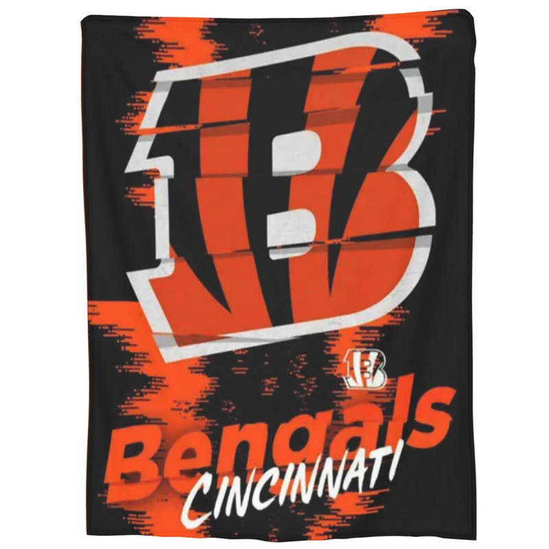 Cincinnati Bengals Blanket FLeece Blanket Throw Blanket