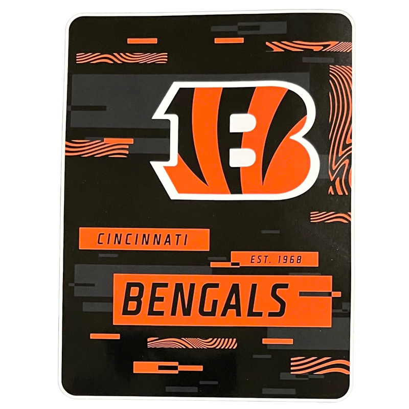 Cincinnati Bengals Blanket Sherpa Blanket Throw Blanket