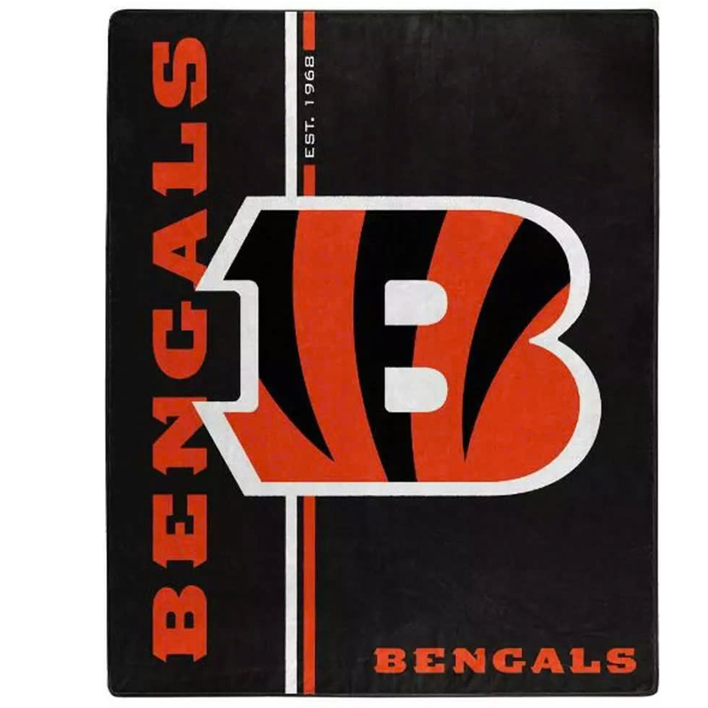 Cincinnati Bengals Blanket Sherpa Blanket Throw Blanket