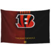 Cincinnati Bengals Blanket Sherpa Blanket Throw Blanket cincinnati bengals blanket sherpa blanket throw blanket v61