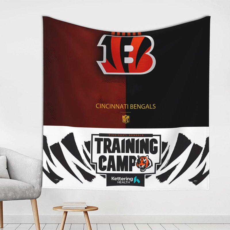 Cincinnati Bengals Blanket Sherpa Blanket Throw Blanket
