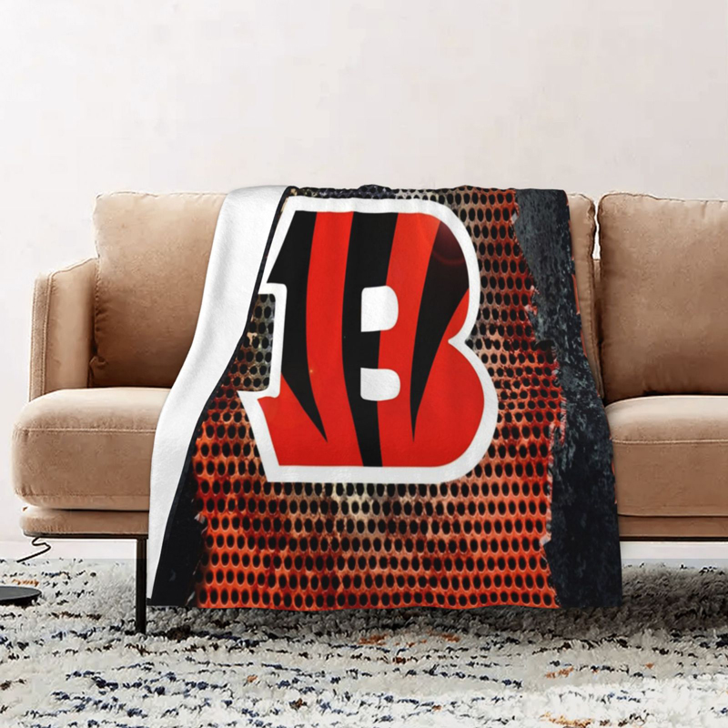 Cincinnati Bengals Blanket Sherpa Blanket Throw Blanket