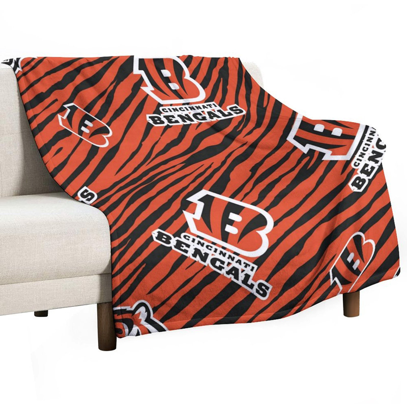 Cincinnati Bengals Blankets FLeece Blanket Throw Blanket