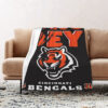 Cincinnati Bengals Blankets FLeece Blanket Throw Blanket cincinnati bengals blankets fleece blanket throw blanket v38
