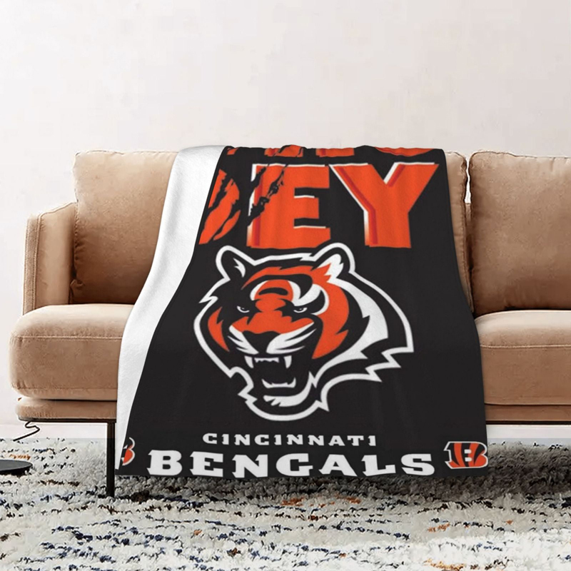 Cincinnati Bengals Blankets FLeece Blanket Throw Blanket