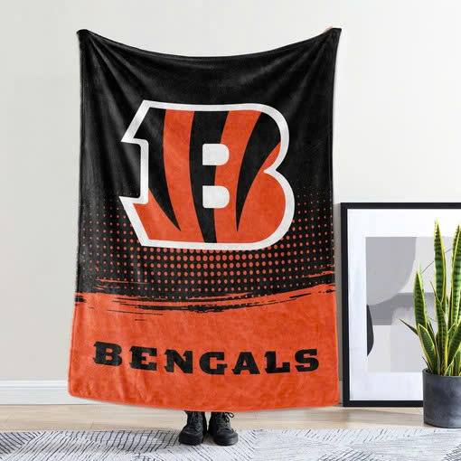 Cincinnati Bengals Blankets FLeece Blanket Throw Blanket
