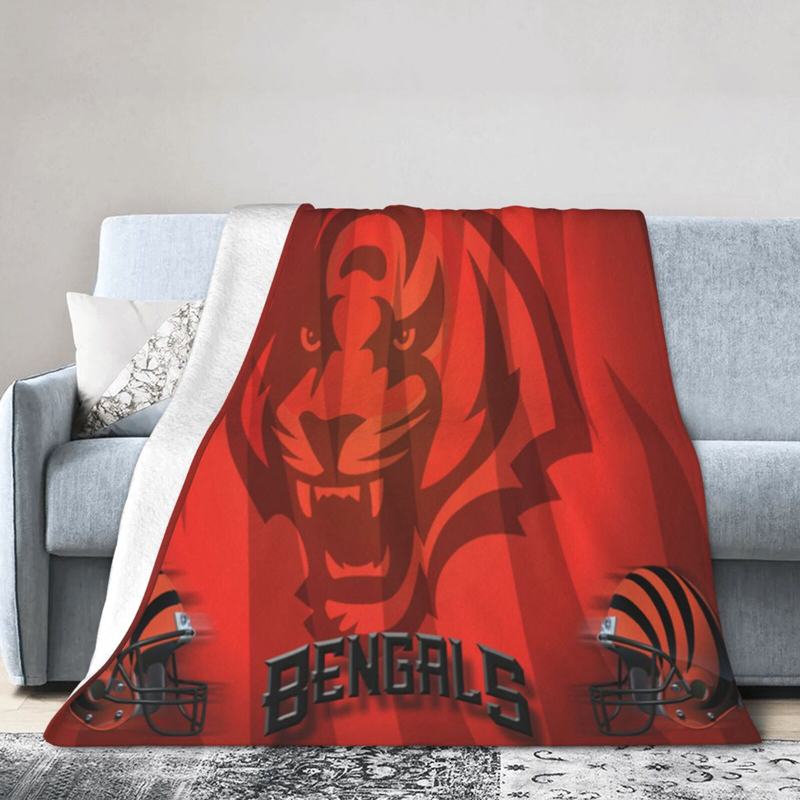 Cincinnati Bengals Blankets FLeece Blanket Throw Blanket