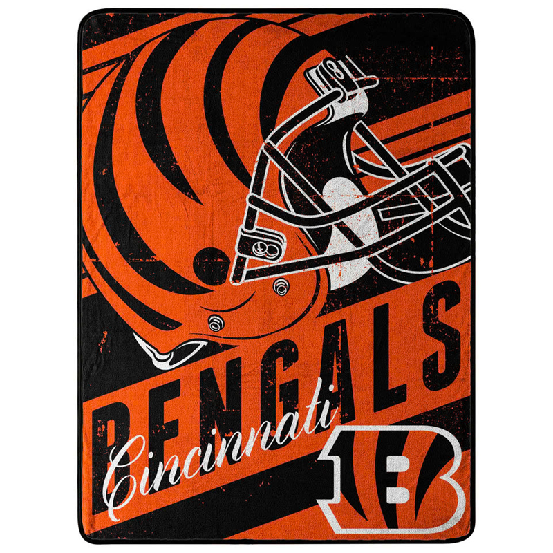 Cincinnati Bengals Blankets Sherpa Blanket Throw Blanket