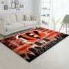 Cincinnati Bengals Rug NFL Area Rug Bathroom Rug Indoor Rug Rectangle Carpet cincinnati bengals rug living room rug floor rug regtangle carpet home decor ver 453