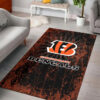 Cincinnati Bengals Rug NFL Area Rug Living Room Rug Indoor Rug Rectangle Carpet cincinnati bengals rug living room rug floor rug regtangle carpet home decor ver 454