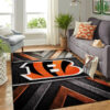 Cincinnati Bengals Rug NFL Area Rug Bathroom Rug Indoor Rugs Rectangle Carpet cincinnati bengals rug living room rug floor rug regtangle carpet home decor ver 458