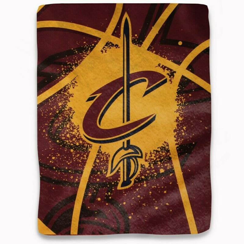 Cleveland Cavaliers Blankets Sherpa Blanket Throw Blanket