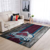 Colorado Avalanche Area Rug NHL Area Rug Dining Room Rug Indoor Rug Rectangle Carpet colorado avalanche rug living room carpet regtangle carpet floor decor home decor ver 104