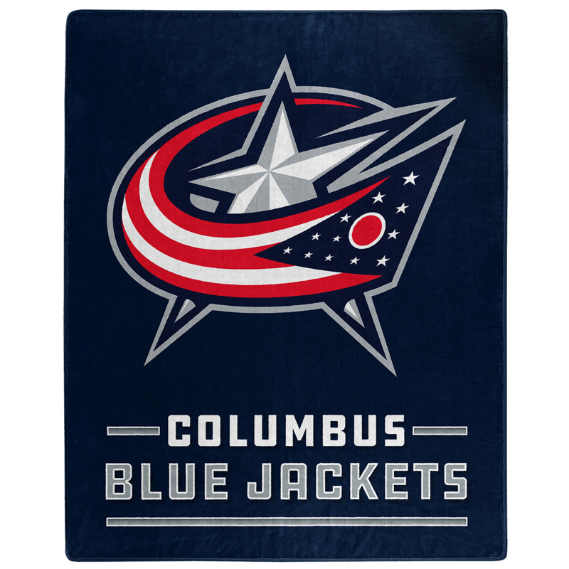 Columbus Blue Jackets Blanket Sherpa Blanket Throw Blanket