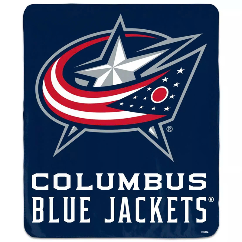Columbus Blue Jackets Blankets FLeece Blanket Throw Blanket