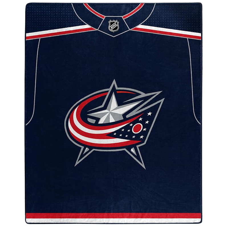 Columbus Blue Jackets Blankets Sherpa Blanket Throw Blanket