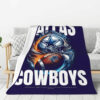 Dallas Cowboys Blanket Sherpa Blanket Throw Blanket dallas cowboys blanket sherpa blanket throw blanket v101