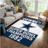 Dallas Cowboys Area Rug NFL Area Rug Dining Room Rugs Indoor Rugs Rectangle Carpet dallas cowboys rug living room rug floor rug regtangle carpet home decor ver 530